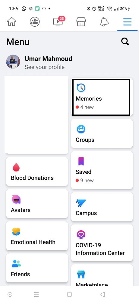 Facebook Memories Person Disable 1