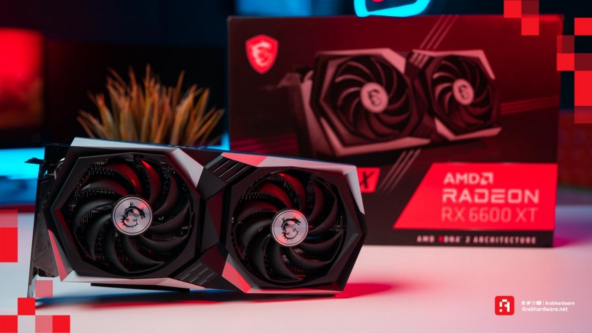مراجعة البطاقة الرسومية MSI Radeon RX 6600 XT Gaming X