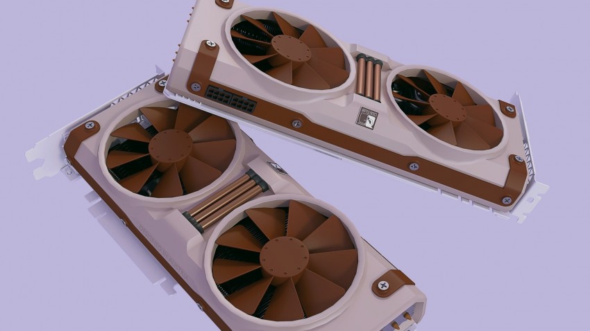 شركة ASUS قد تعمل على بطاقة رسومية مع عملاق التبريد Noctua !