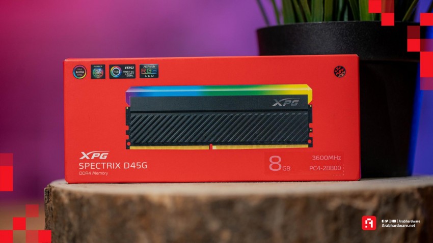 مراجعة الذواكر العشوائية XPG SPECTRIX D45G