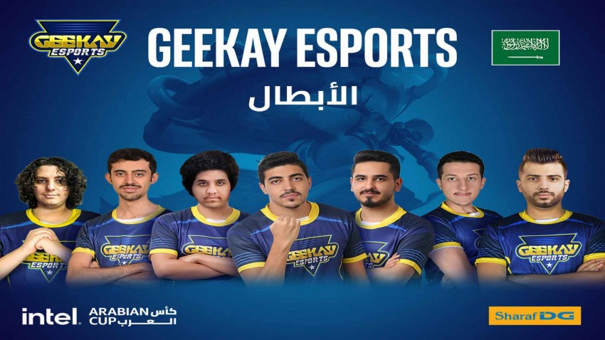 روستر Geekay يتوج بطلاً للموسم الثالث على التوالي من كأس العرب 2021
