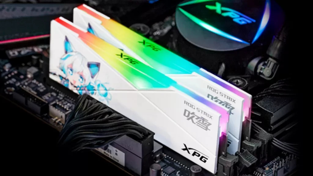 شركة ADATA تتعاون مع ASUS ROG لإطلاق نسخ الأنيمي من ذواكر Spectrix D50