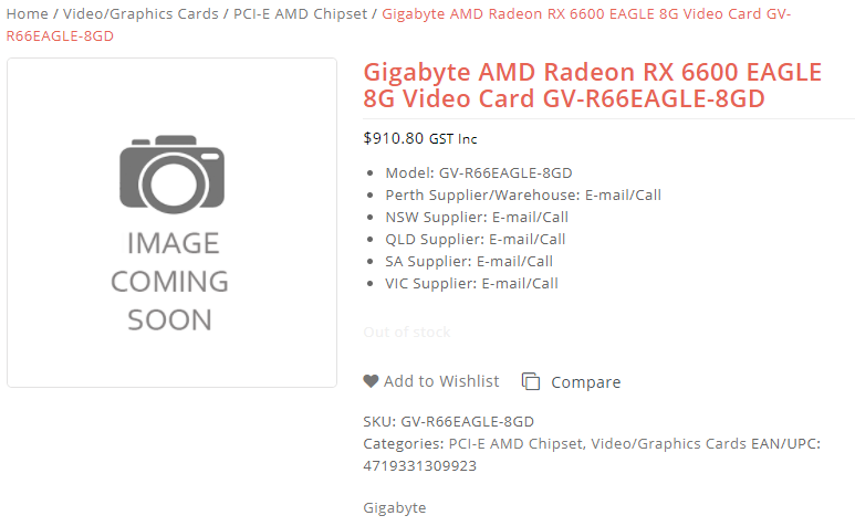 AMD Radeon RX 6600
