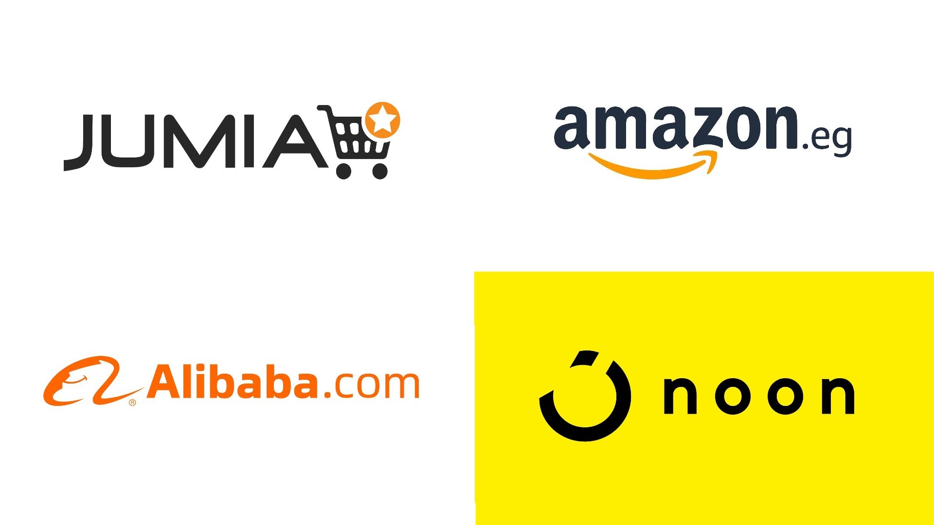 Amazon Jumia Noon Alibaba