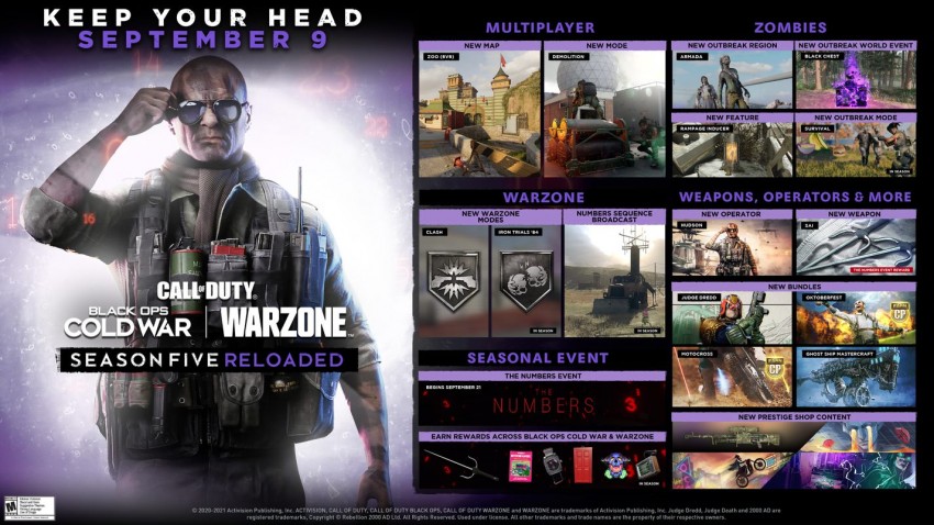 الموسم الخامس من Call Of Duty Black Ops Cold War قادم إلينا 9 سبتمبر