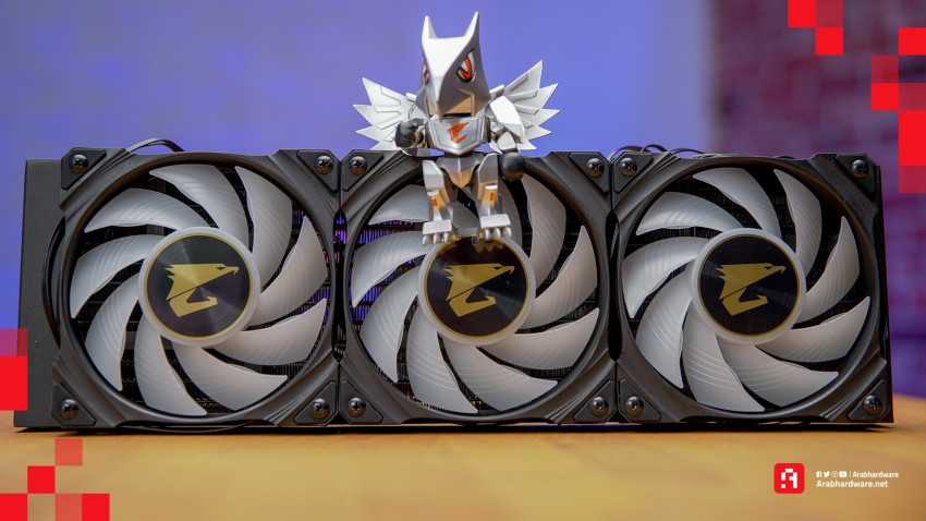 مراجعة المبرد السائل Aorus WaterForce 360