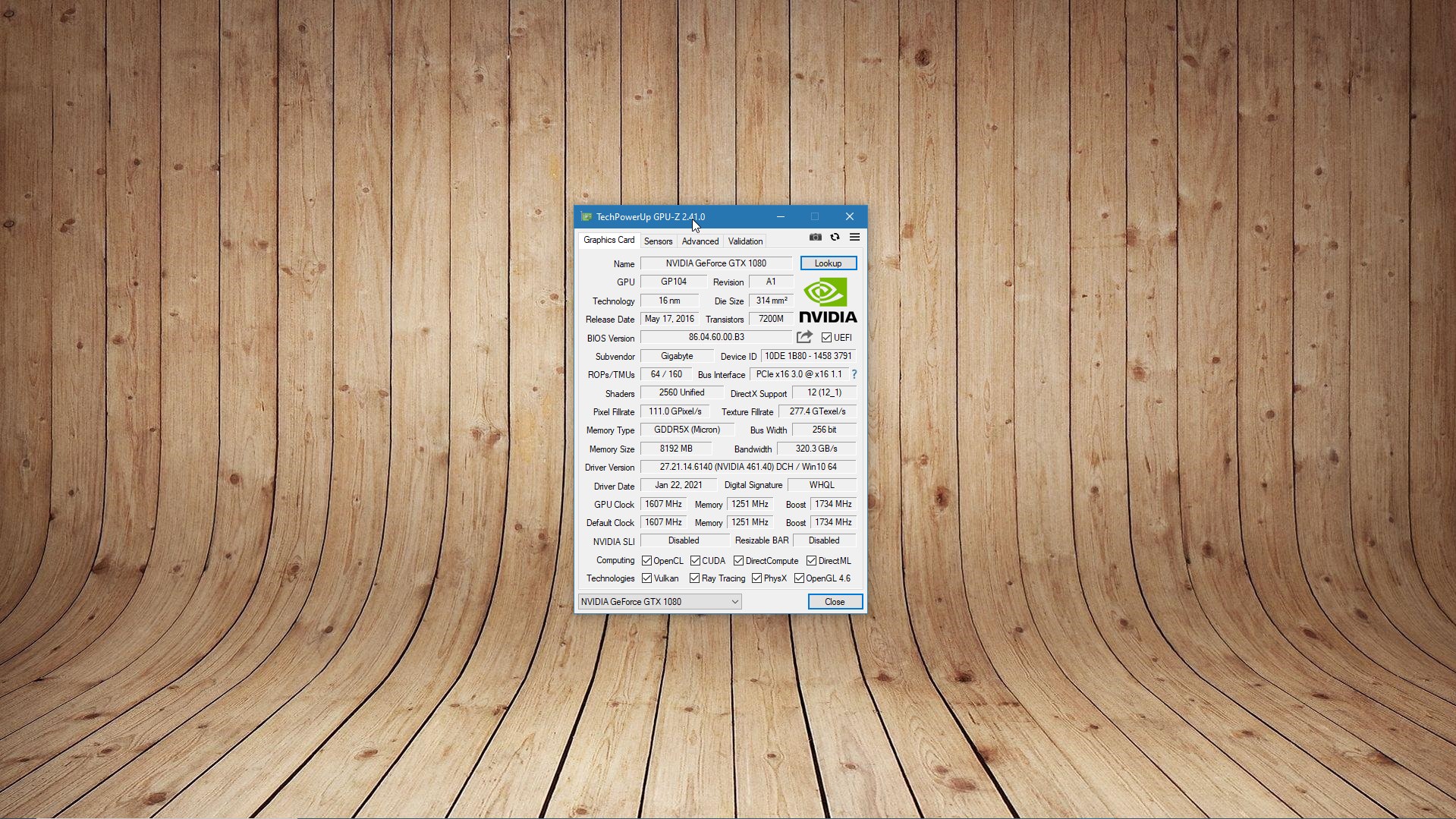 افتح برنامج GPU-Z