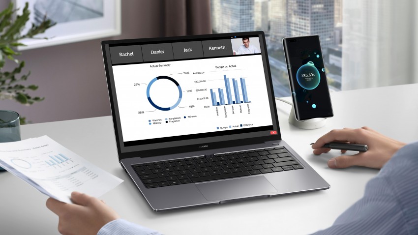 ارتقوا بتجربة الترفيه والعمل والدراسة كلياً مع HUAWEI MateBook 14