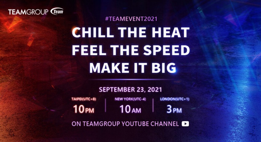 تابع حدث إطلاق TEAMGROUP للمنتجات عبر الإنترنت لعام 2021