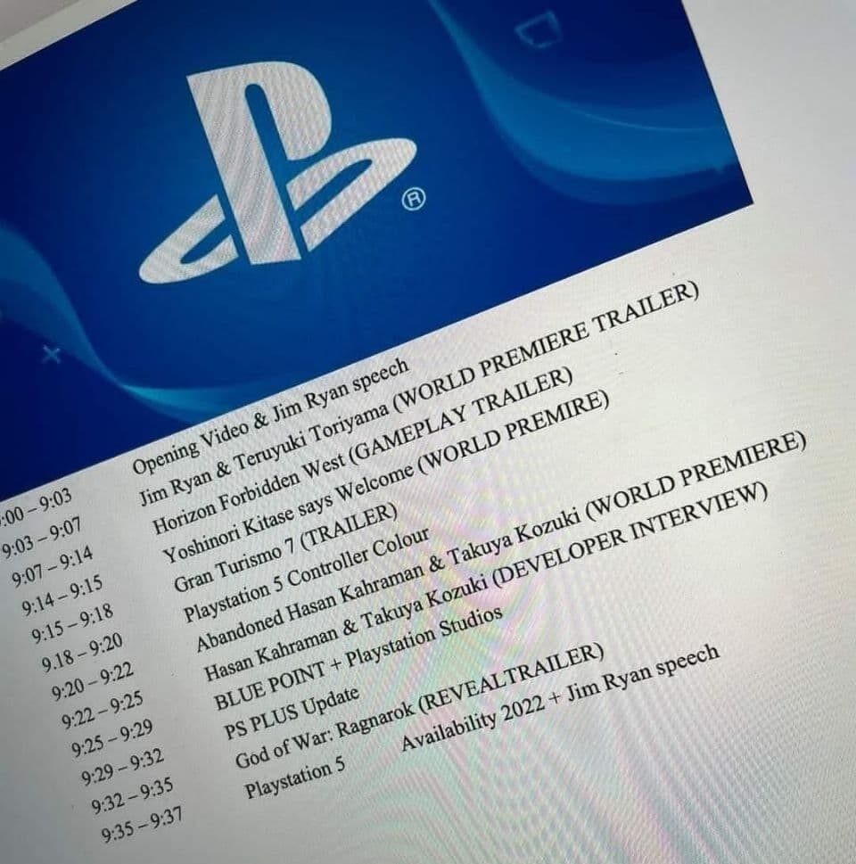 playstation showcase rumor