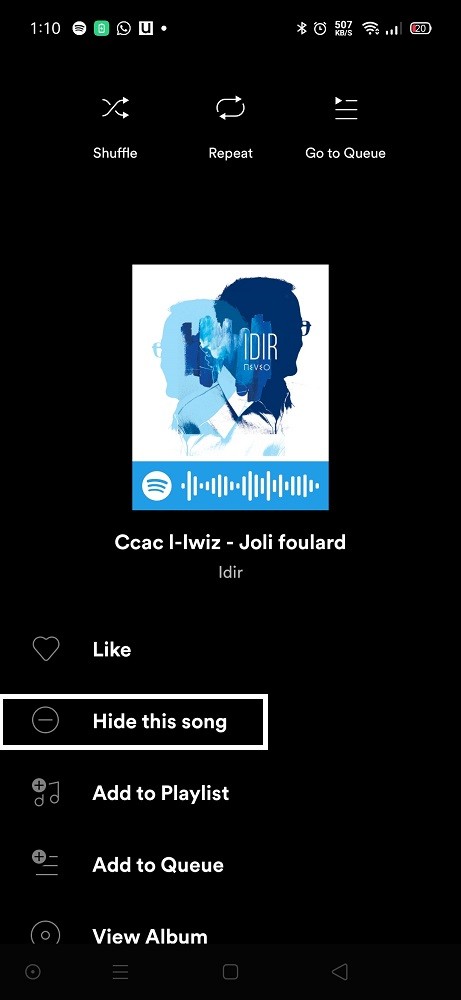 Spotify Remove Song Album 1 (1)