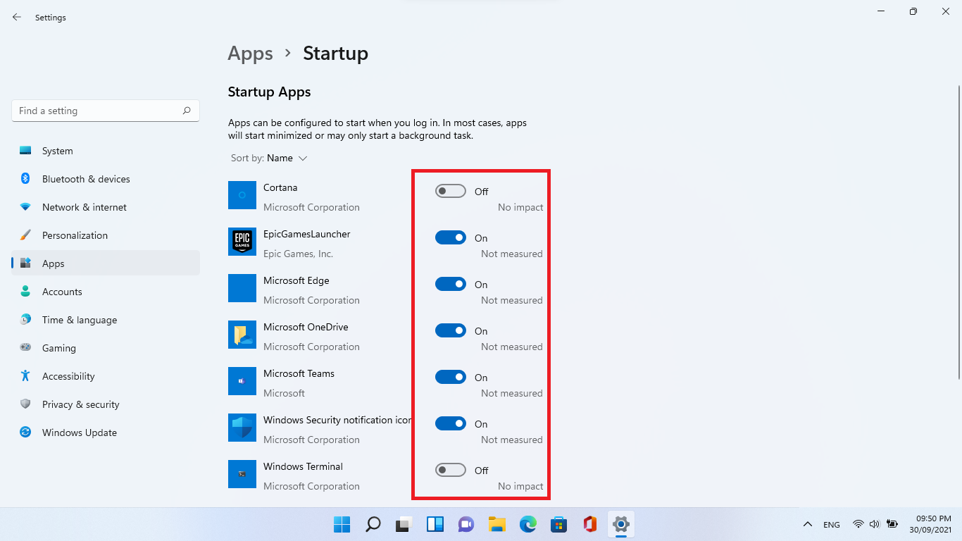 Windows 11 Startup