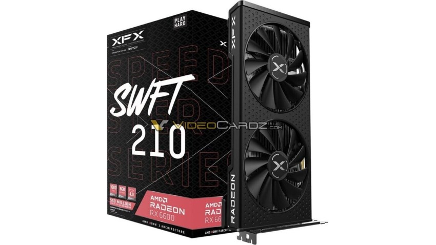 تسريب صور بطاقة AMD Radeon RX 6600 من شركات XFX و ASRock و PowerColor