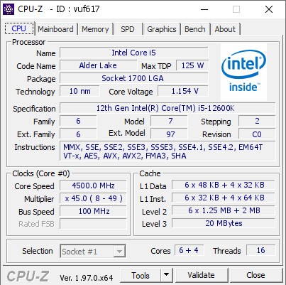 معالج Core i5-12600K يتفوق على Core i5-11600K في تعدد الأنوية بـ 50%