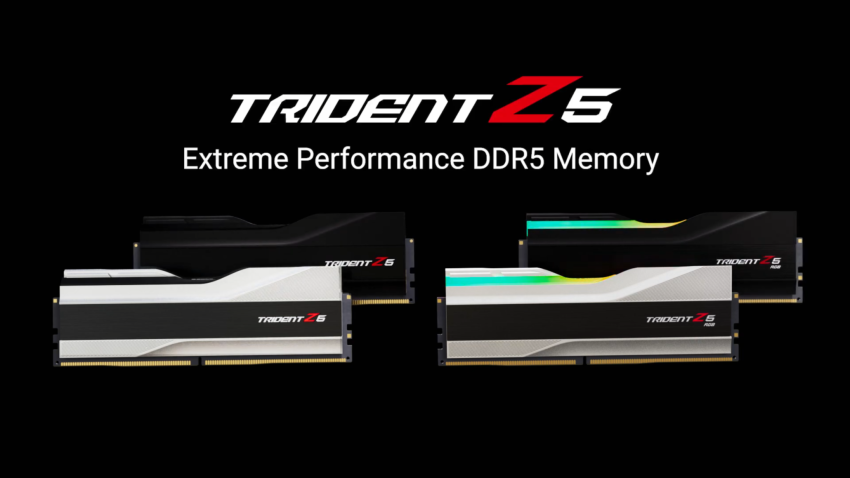 شركة G.Skill تكشف عن ذواكرها العشوائية الرائدة Trident Z5 RGB DDR5