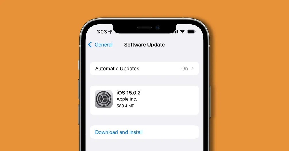أبل تُطلق التحديث iOS 15.0.2 لإصلاح بعض المشكلات في الآيفون