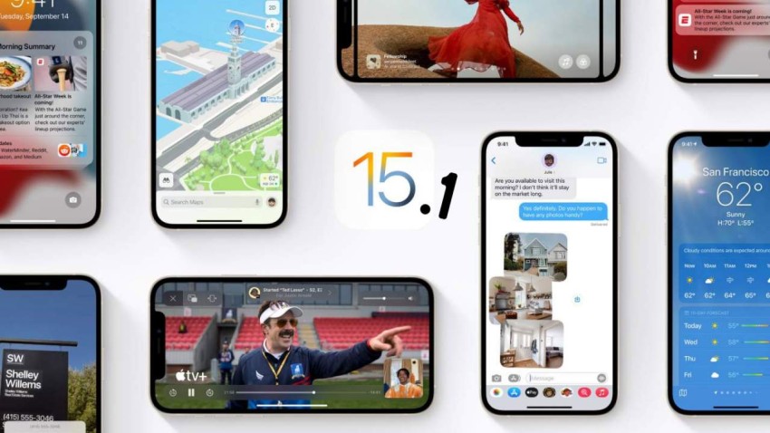 ابل تُطلق تحديث iOS 15.1 مع تحديثات للكاميرا وحل للمشكلات