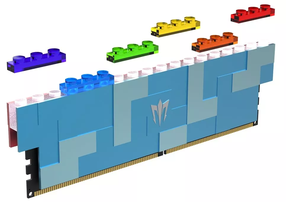 شركة Galax تصمم ذواكرها DDR5 بشكل فريد بإستخدام قطع LEGO!