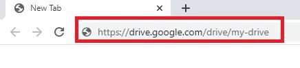 قُم بالدخول إلى Drive