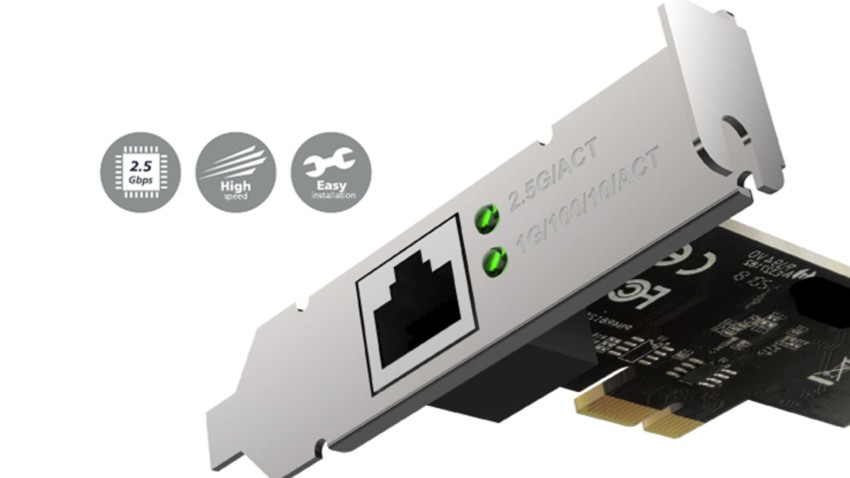 شركة Akasa تُطلق بطاقة الشبكة AK-PCCE25-01 بسرعة 2.5Gbps
