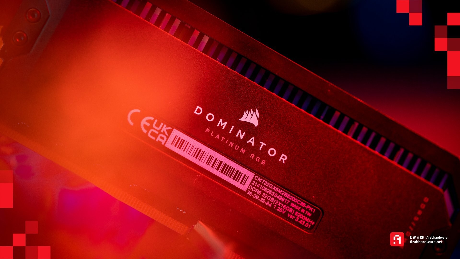 شركة CORSAIR تُعلن عن ذاكرة DOMINATOR PLATINUM RGB DDR5 و VENGEANCE