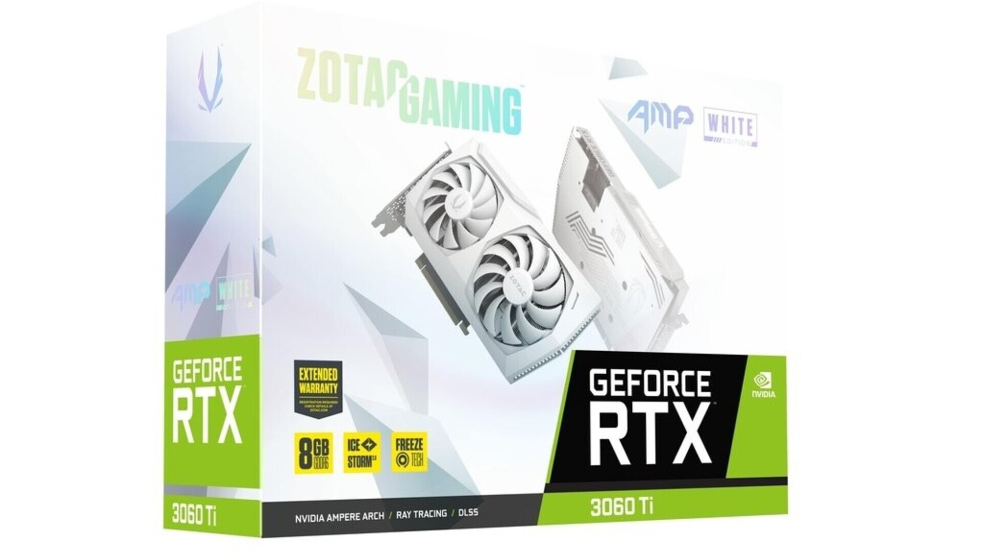 شركة ZOTAC تُعلن عن بطاقة ZOTAC RTX 3060 Ti AMP White Edition