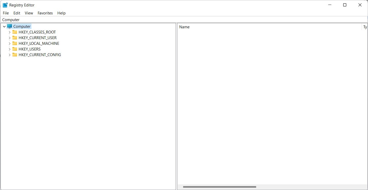 Windows 11 Registry Windows 11 Registry