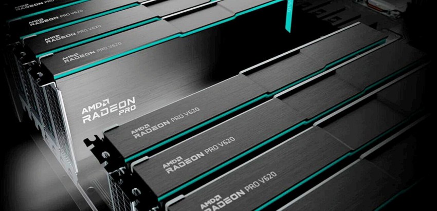 AMD تعلن عن العملاق Radeon Pro V620 بذاكرة GDDR6 سعة 32 جيجابايت!