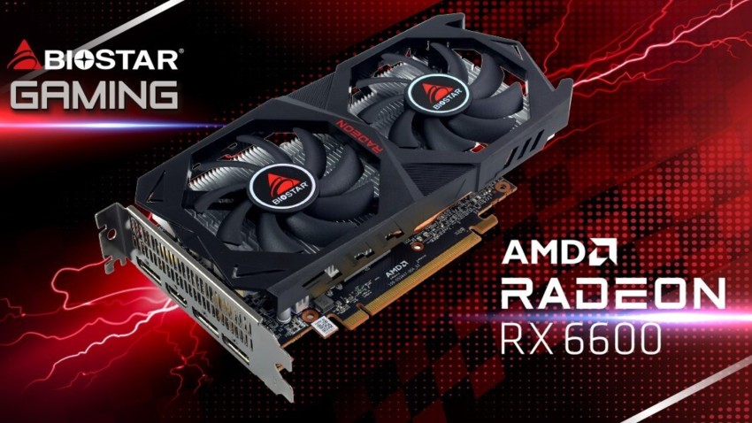 شركة BIOSTAR تُعلن عن البطاقة الرسومية BIOSTAR AMD Radeon RX 6600