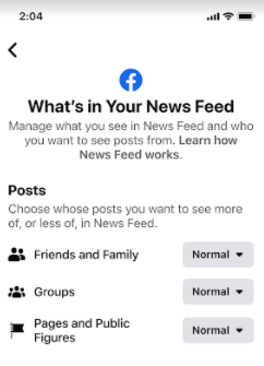 فيسبوك تتيح أدوات جديدة للتحكم في خلاصة الأخبار