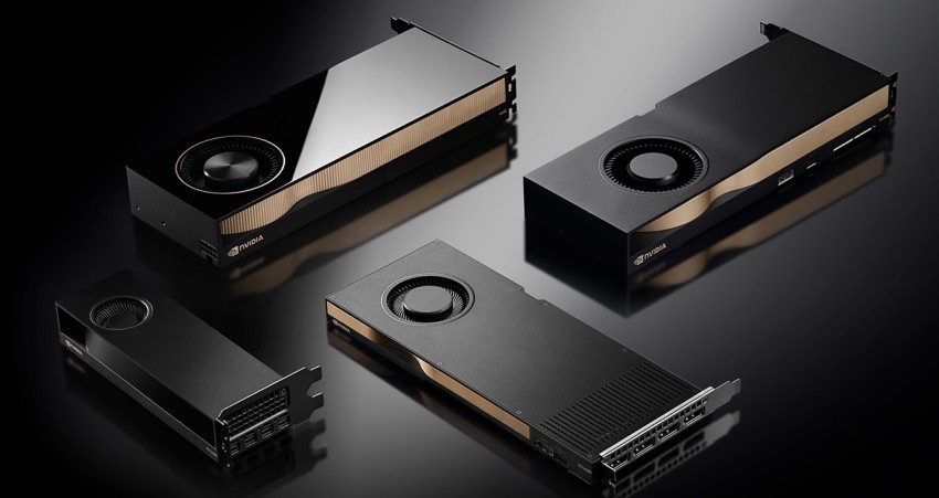 تستعد NVIDIA لإطلاق بطاقات محطات العمل RTX A4500 و A5500