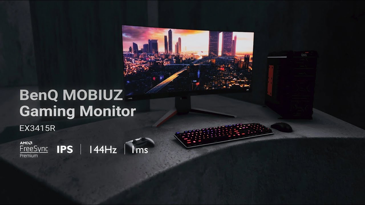 شاشة BenQ EX3415R الموازنة المثالية بين صناعة المحتوى والألعاب!
