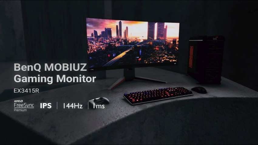 شاشة BenQ EX3415R الموازنة المثالية بين صناعة المحتوى والألعاب!