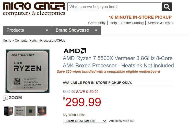 ظهور علامات مبكرة على تخفيضات أسعار معالجات AMD Ryzen 5000 Series