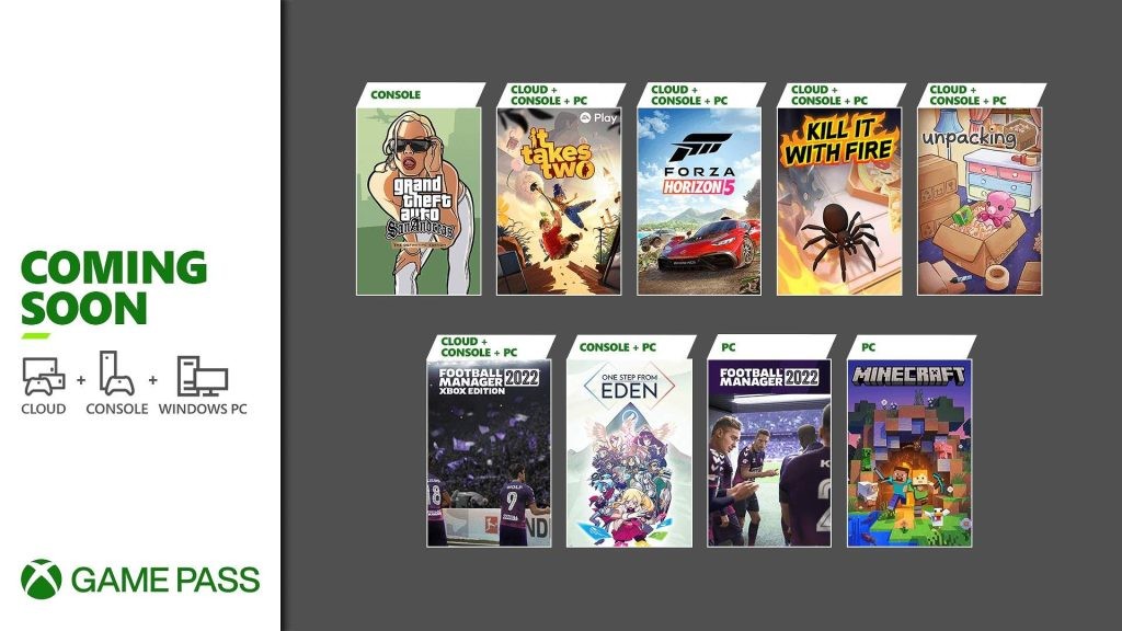 لعبة It Takes Twoو Forza Horizon 5 ضمن ألعاب نوفمبر لخدمة Game pass
