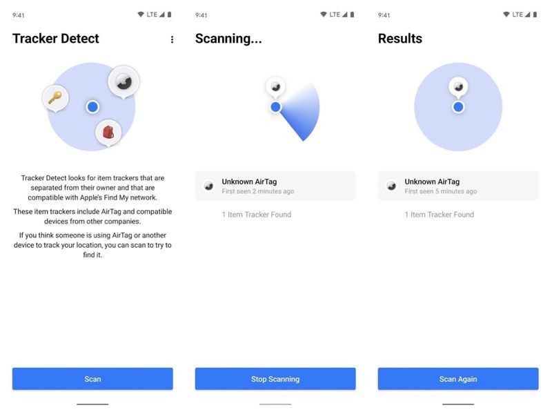 أبل تطلق تطبيق Tracker Detect لمنع تتبع مستخدمي الأندرويد عبر  AirTag