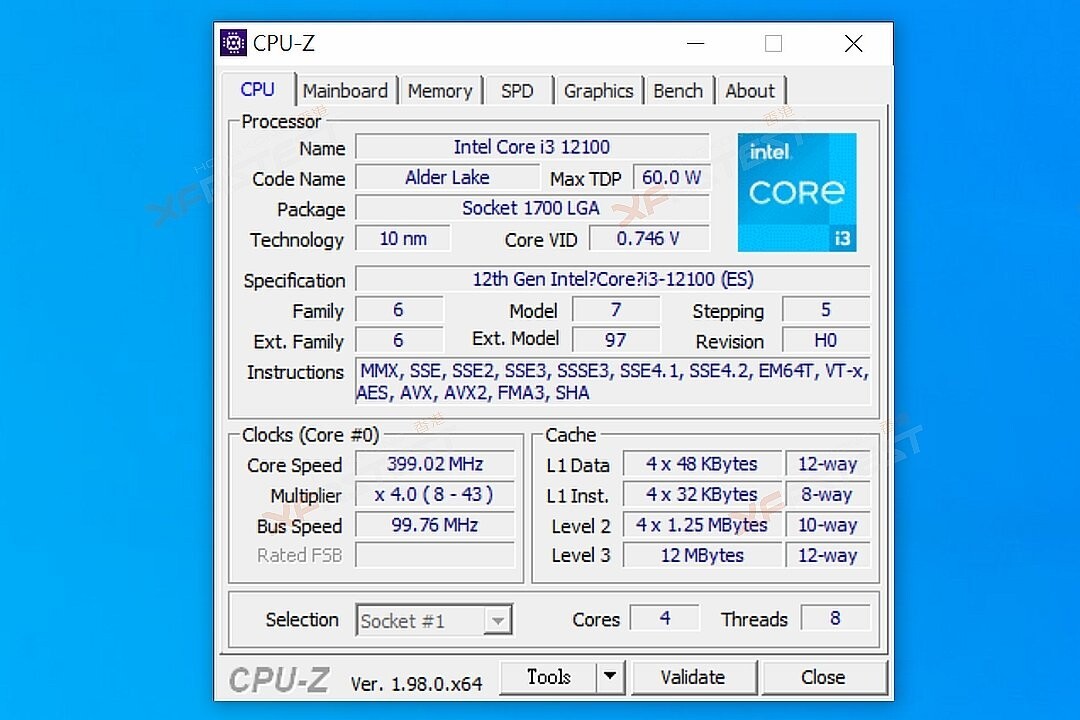مُعالج Core i3-12100 يتفوق على معالج Ryzen 3 3300X الأقدم بنسب جيدة