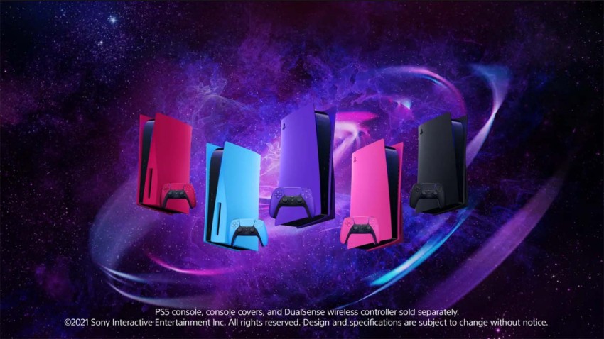 سوني تكشف عن أغلفة وألوان PlayStation 5 الرسمية الجديدة