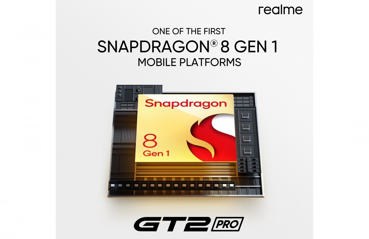 هاتف ريلمي GT 2 Pro سيأتي بشرائح Snapdragon 8 Gen 1