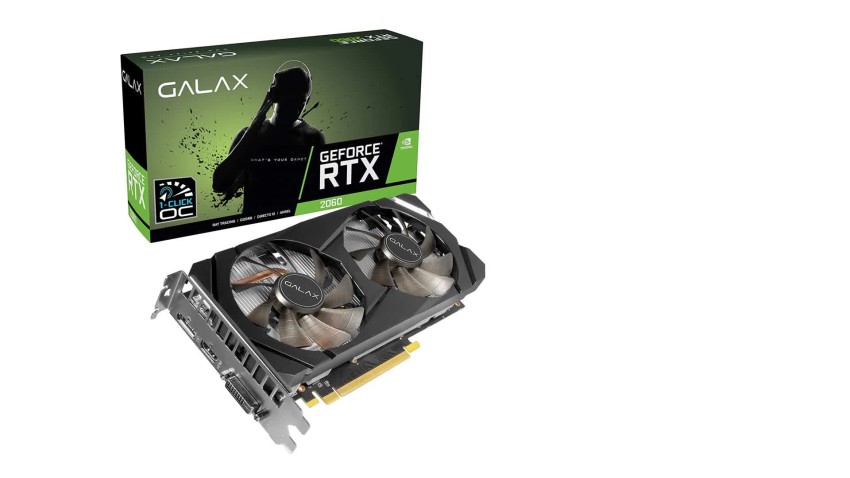 شركة GALAX تُطلق نسختها من RTX 2060 مع بطاقة RTX 2060 12GB 1-Click OC