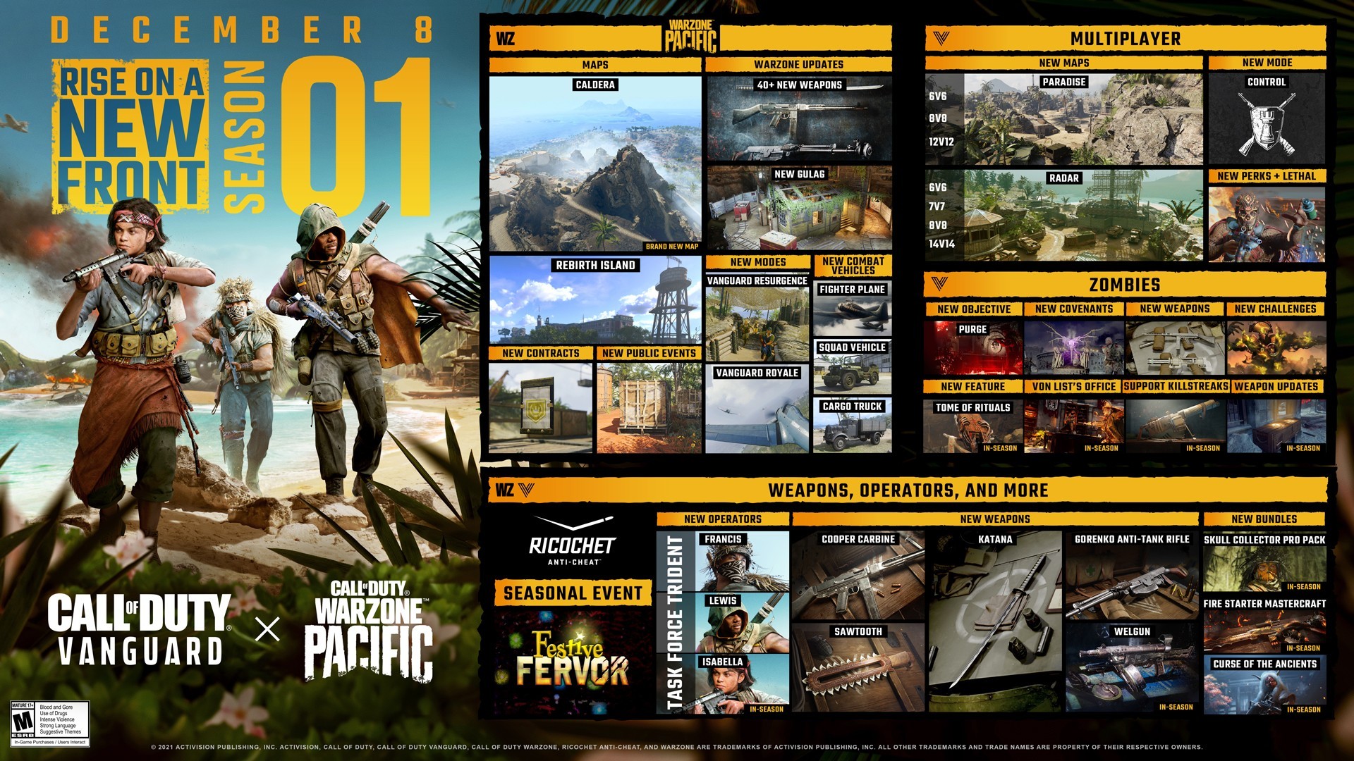Call of Duty Warzone Pacific - وورزون - Caldera - الموسم الأول