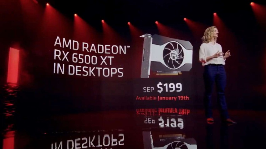 بطاقة Radeon RX 6500 XT تقتصر على واجهة PCI-E 4.0x4