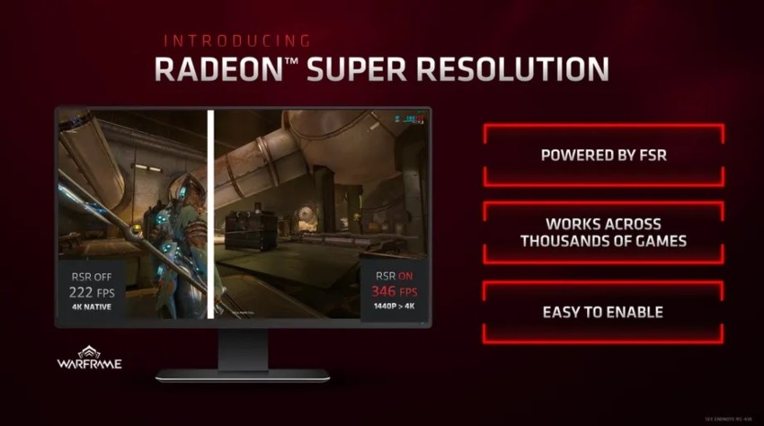 CES 2022: شركة AMD تستعرض تقنية تعظيم الصورة Radeon Super Resolution