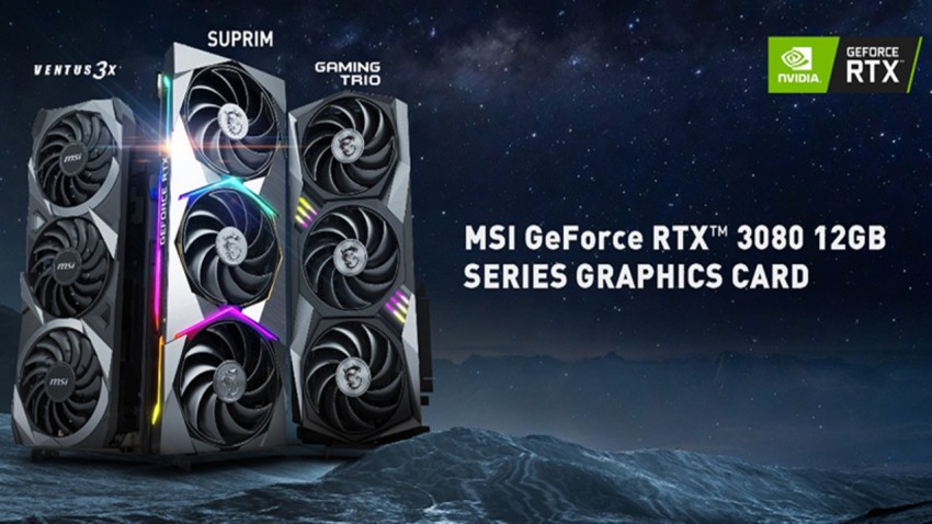 تعلن شركة MSI عن ثلاث سلاسل لبطاقة GeForce RTX 3080 12GB!