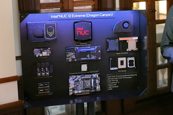 CES 2022: إنتل تعرض NUC 12 Extreme بمقبس LGA 1700