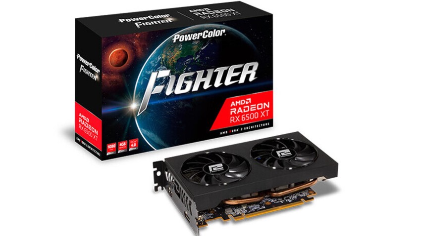 PowerColor تقدم للاعبين إصدارين من بطاقة RX 6500 XT
