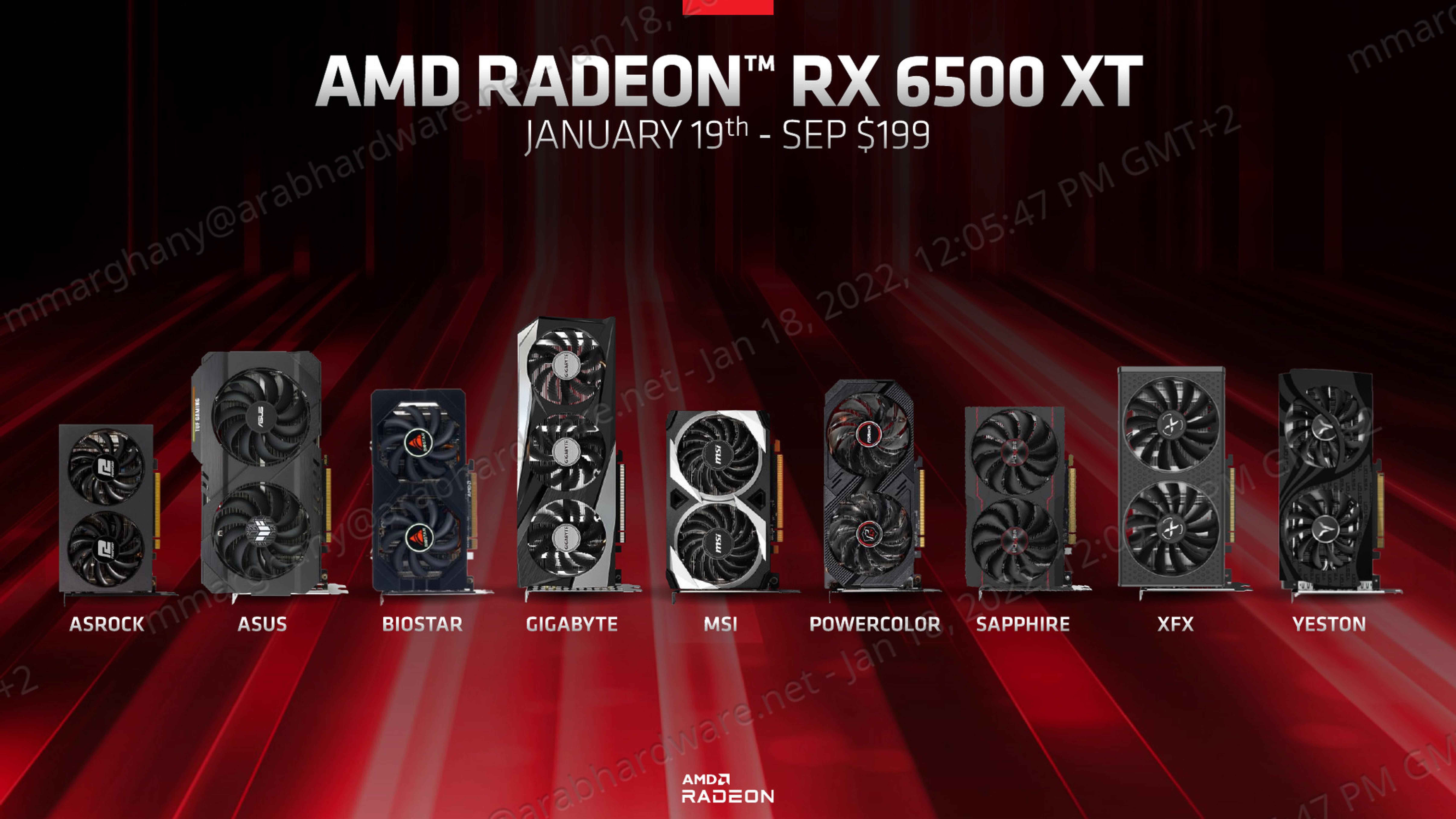 AMD تقدم رسمياً بطاقتها الجديدة RX 6500XT بسعر يبدأ من 199 دولار