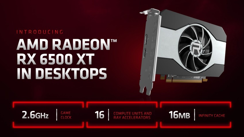 إطلاق تعريف AMD Radeon Adrenalin 22.1.2 Beta ليدعم بطاقة RX 6500 XT