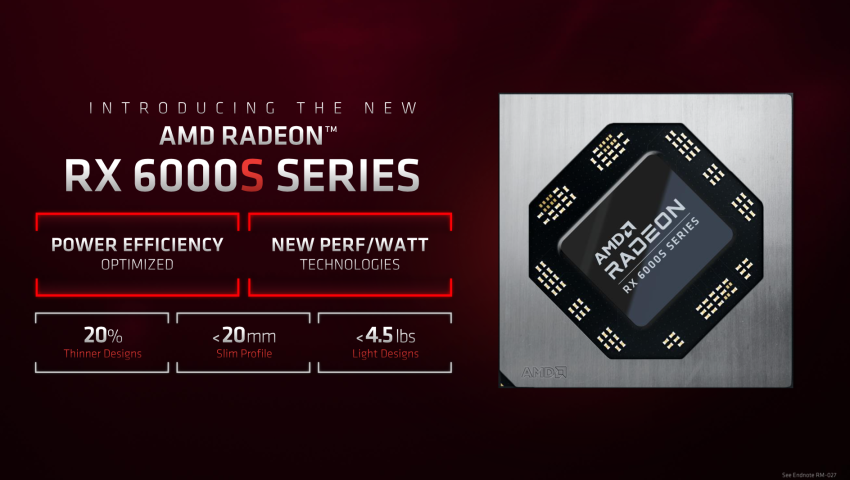 CES 2022 :إطلاق وحدات Radeon 6000S الجديدة من AMD للحاسب المحمول
