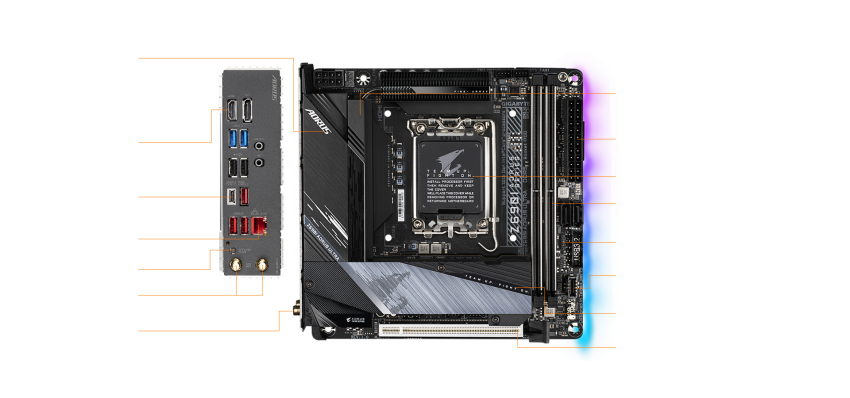 لوحة أم جديدة من شركة AORUS بشريحة Z690 للأجهزة الصغيرة!
